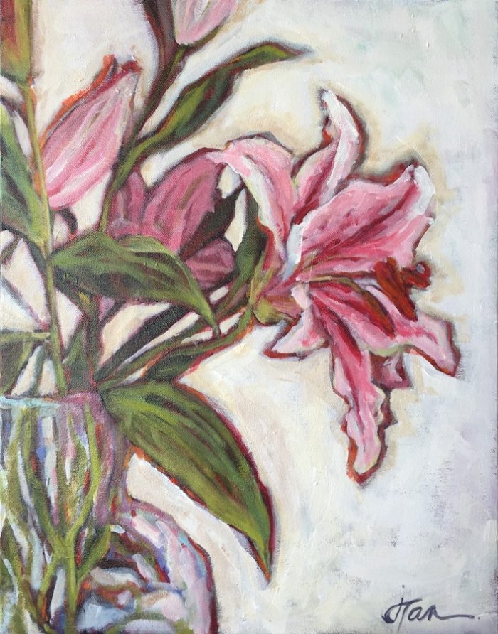 Original Art Painting for sale: Lily Bright